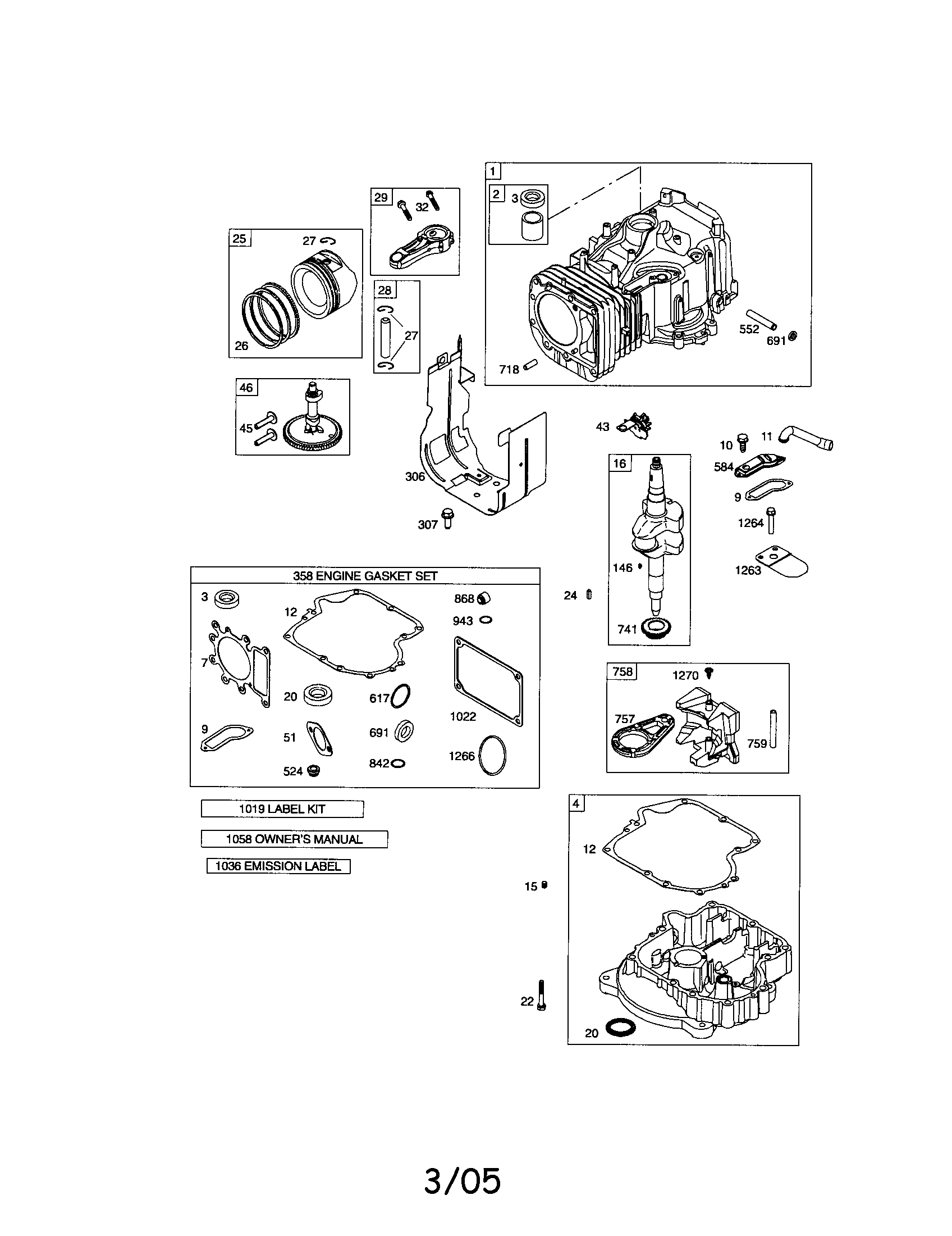 CYLINDER/CRANKSHAFT
