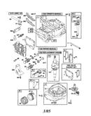 Cylinder/crankshaft/sump-engine