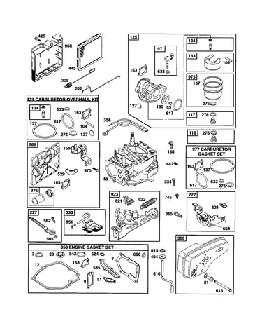 Carburetor/short block