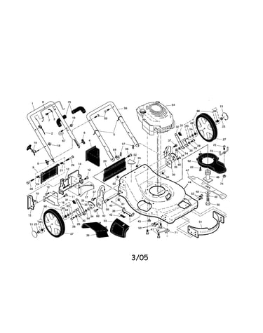 Engine/housing/handle