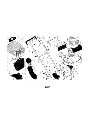 Engine/handle/bag