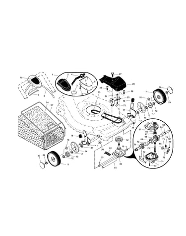 Wheels/tires/bag