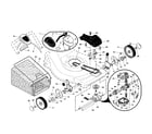 Craftsman 917389890 wheels/tires/bag diagram