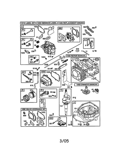 Cylinder/cylinder-head/enging-sump