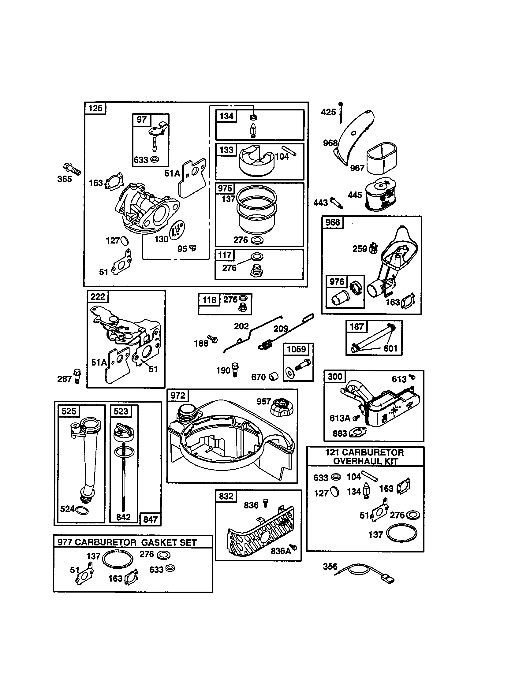 Carburetor/fuel tank