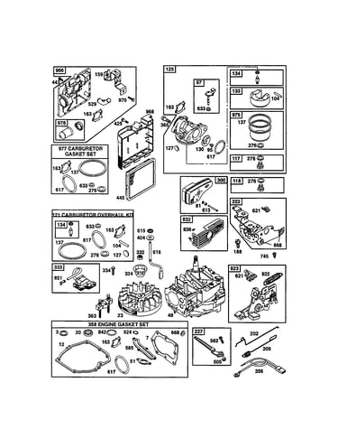 Carburetor/short block