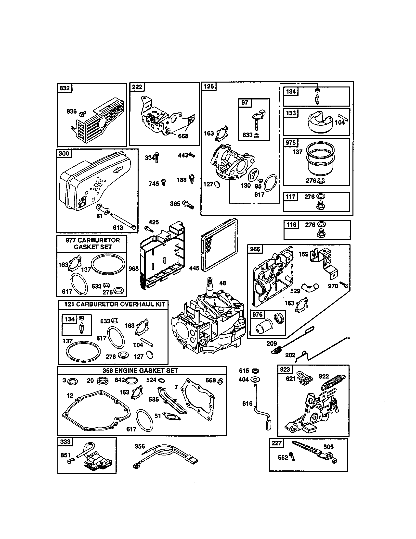 Carburetor/short block
