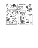 Blower-housing/rewind starter