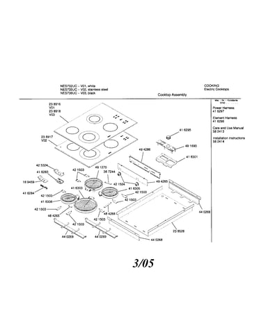 Electric cooktop