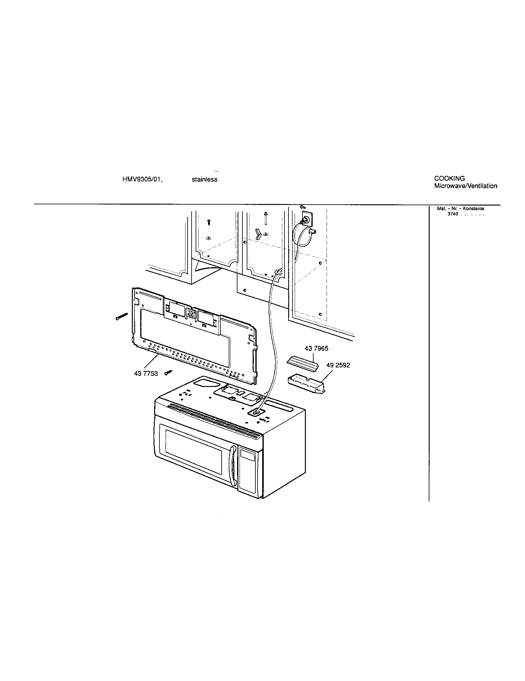 Oven mounting