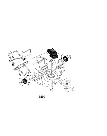 Engine/housing/handle
