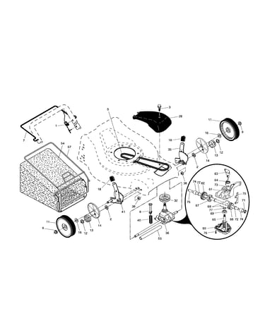 Wheels/tires/bag