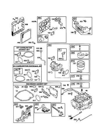Carburetor/short block