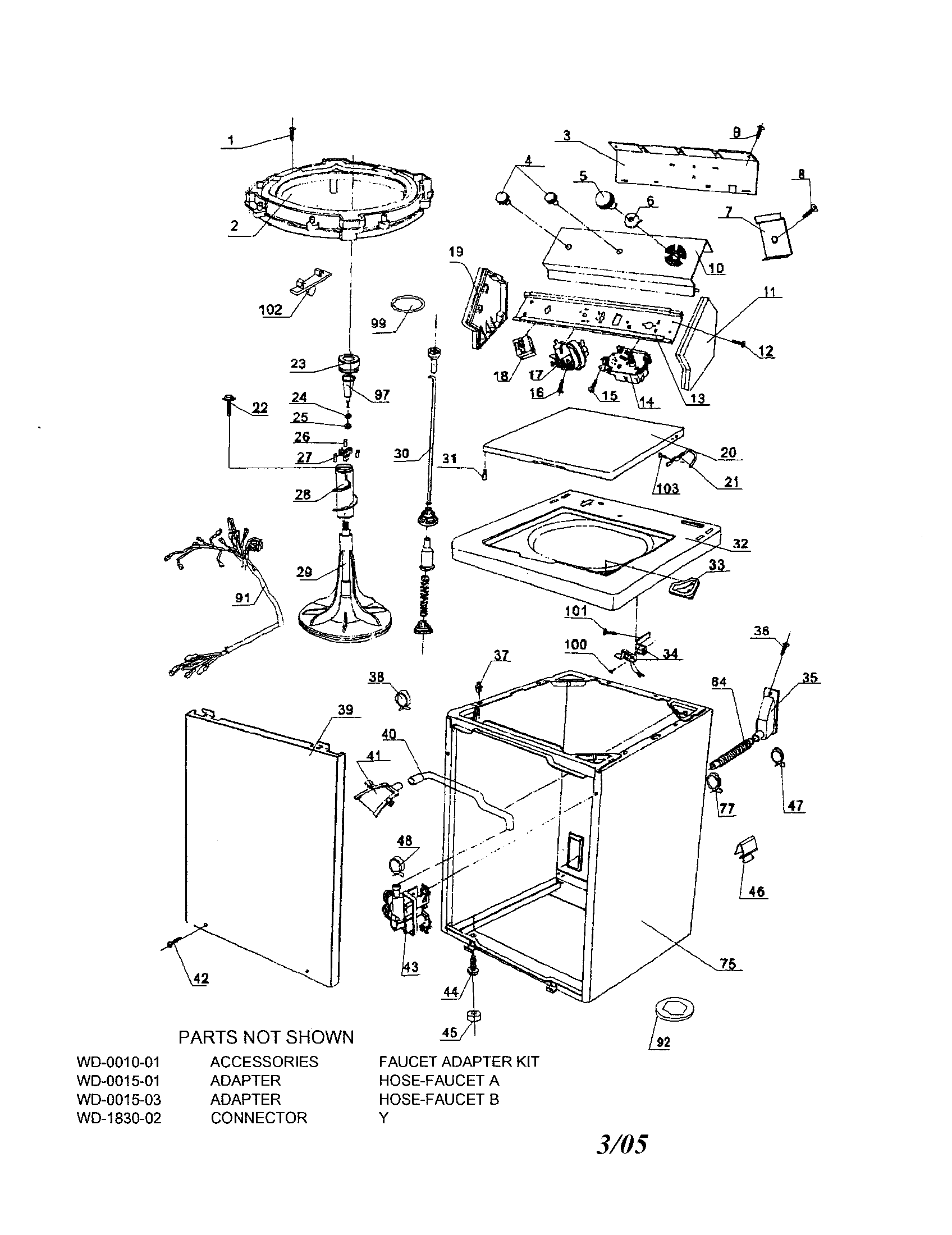 Cabinet/top/front