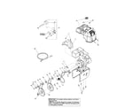 Troybilt 1028 engine shroud/auger pulley diagram