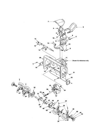 Auger housing/chute/impeller
