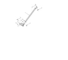 Troybilt 24A-424G766 tongue/base hitch mount diagram