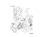 Troybilt 24A-424G766 frame/chipper chute diagram