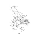 MTD 260 THRU 269 22" self-propelled mower diagram