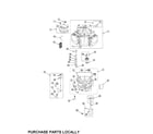 Troybilt RZT50 crankcase/breather/governor diagram