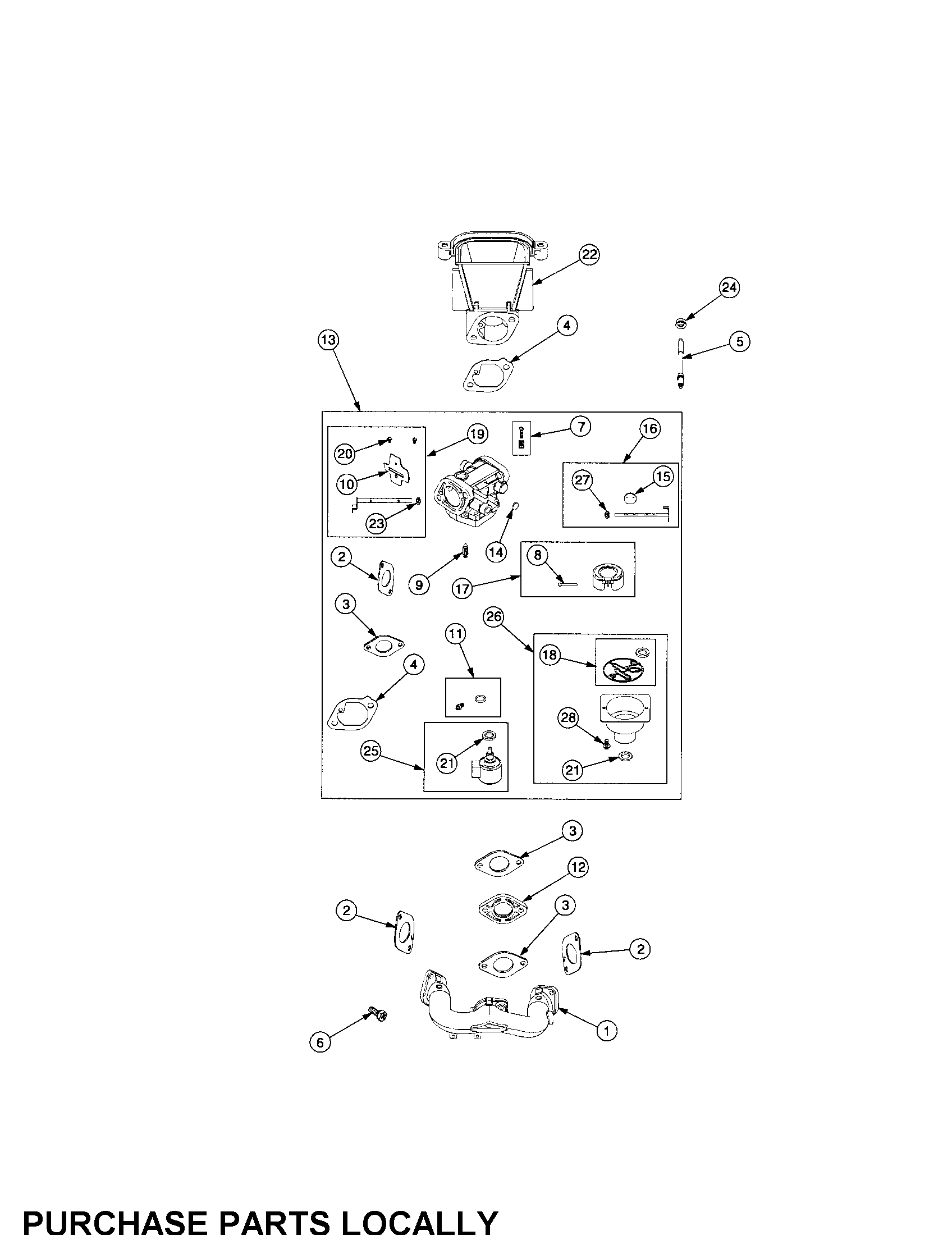 CARBURETOR/INTAKE MANIFOLD