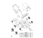 MTD 11A-414E765 rotary mower diagram