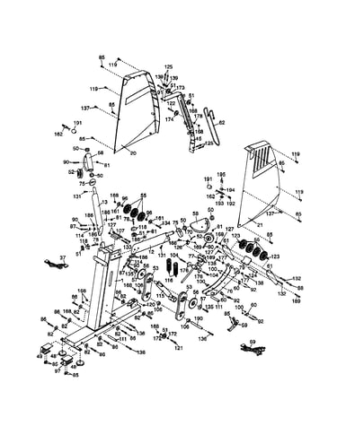 Upright base/mechanism cover