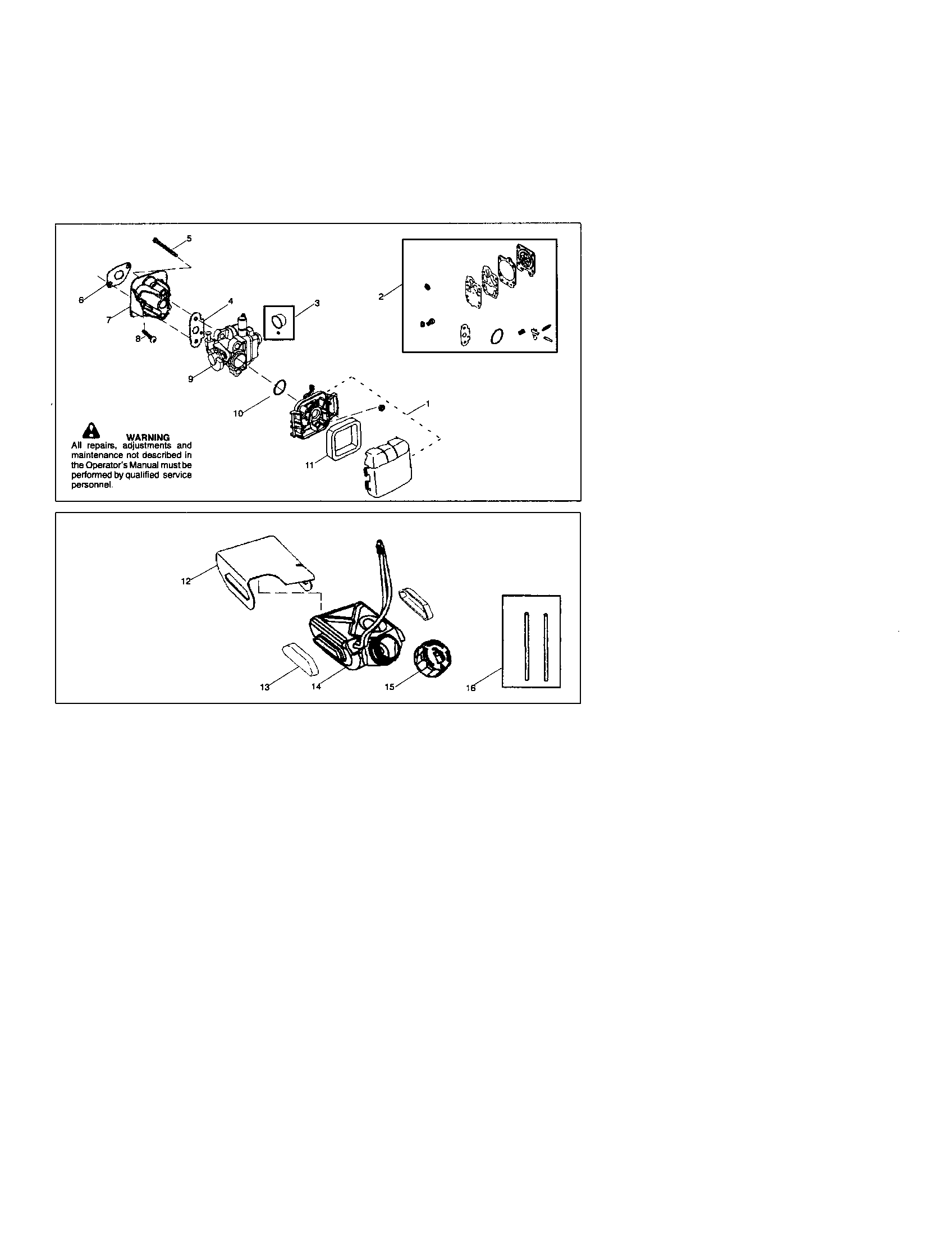 Carburetor/fuel tank