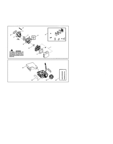 Carburetor/fuel tank