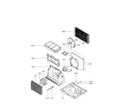 Kenmore 58075080500 air handling and cycle diagram