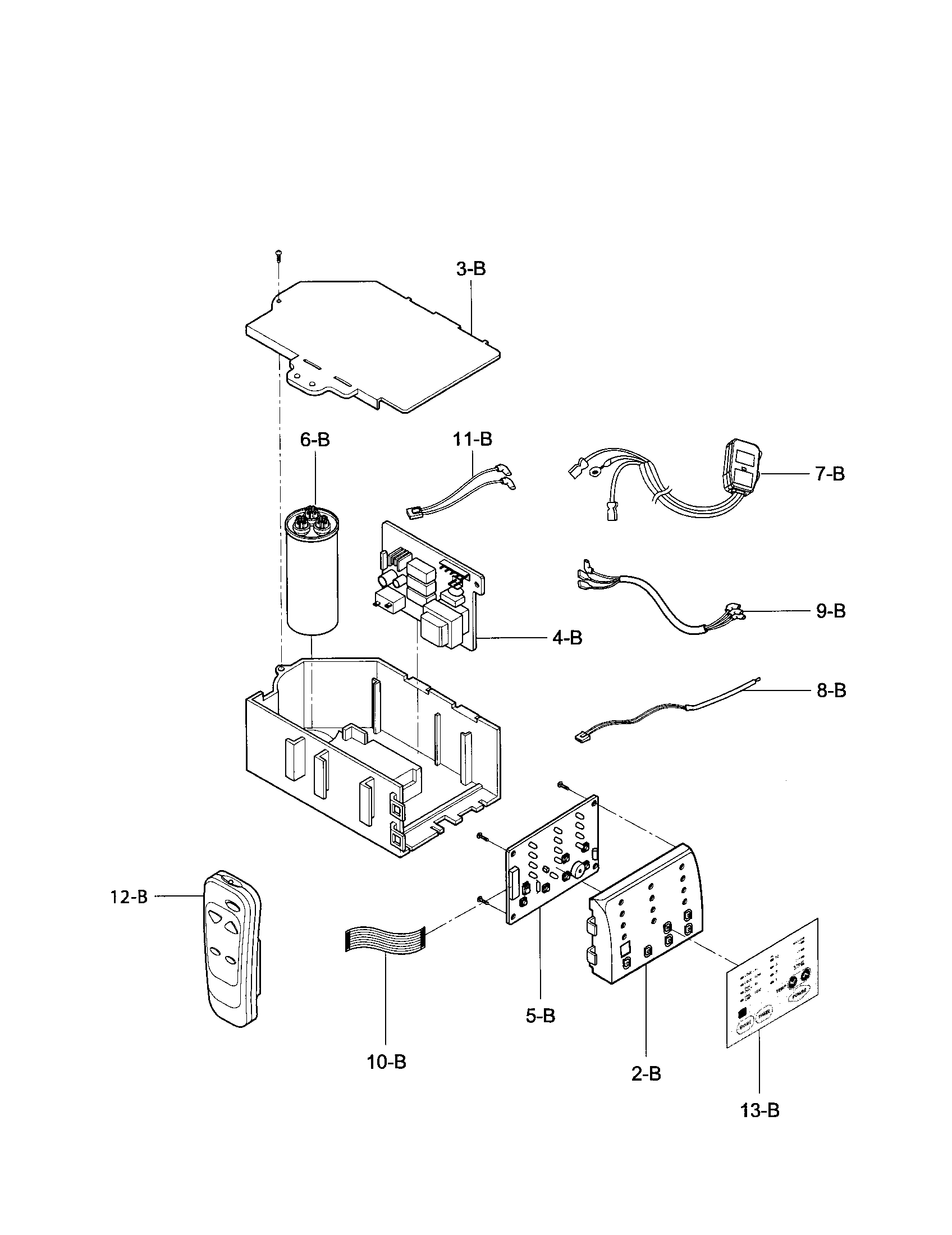 Control box assembly