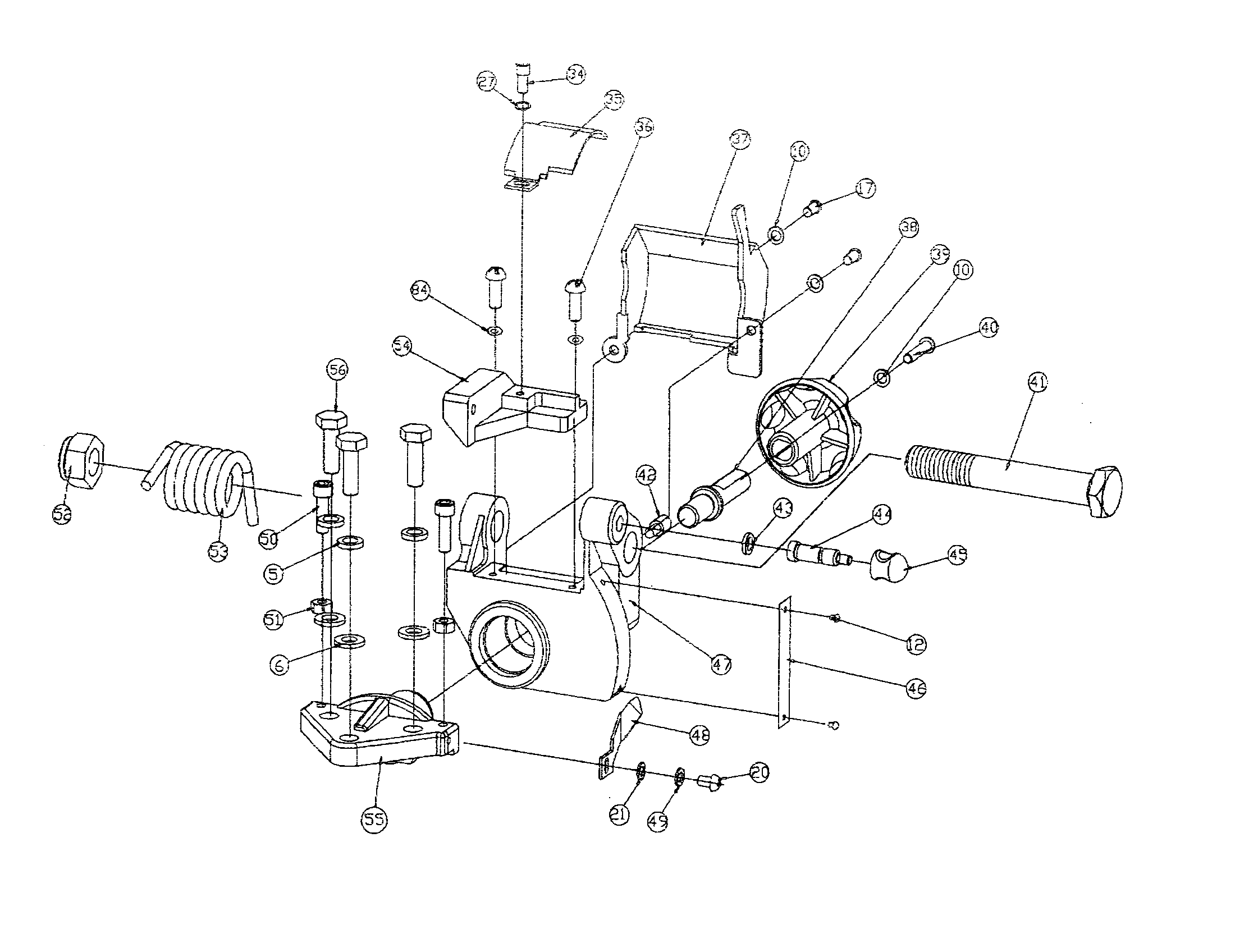 Bracket support and cover