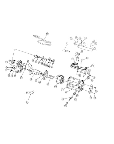 Motor and housing