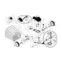 Craftsman 917376583 wheels/tires/bag diagram