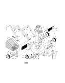Engine/housing/handle/bag/wheels