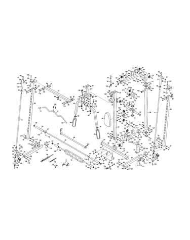Butterfly arm/upright frame