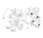 NordicTrack 831295091 console/upright frame diagram