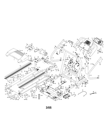 Treadmill assembly