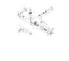 Poulan SST250 cylinder/crankcase/crankshaft diagram