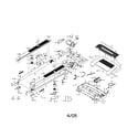 Proform 831295060 walking belt/hood/motor diagram