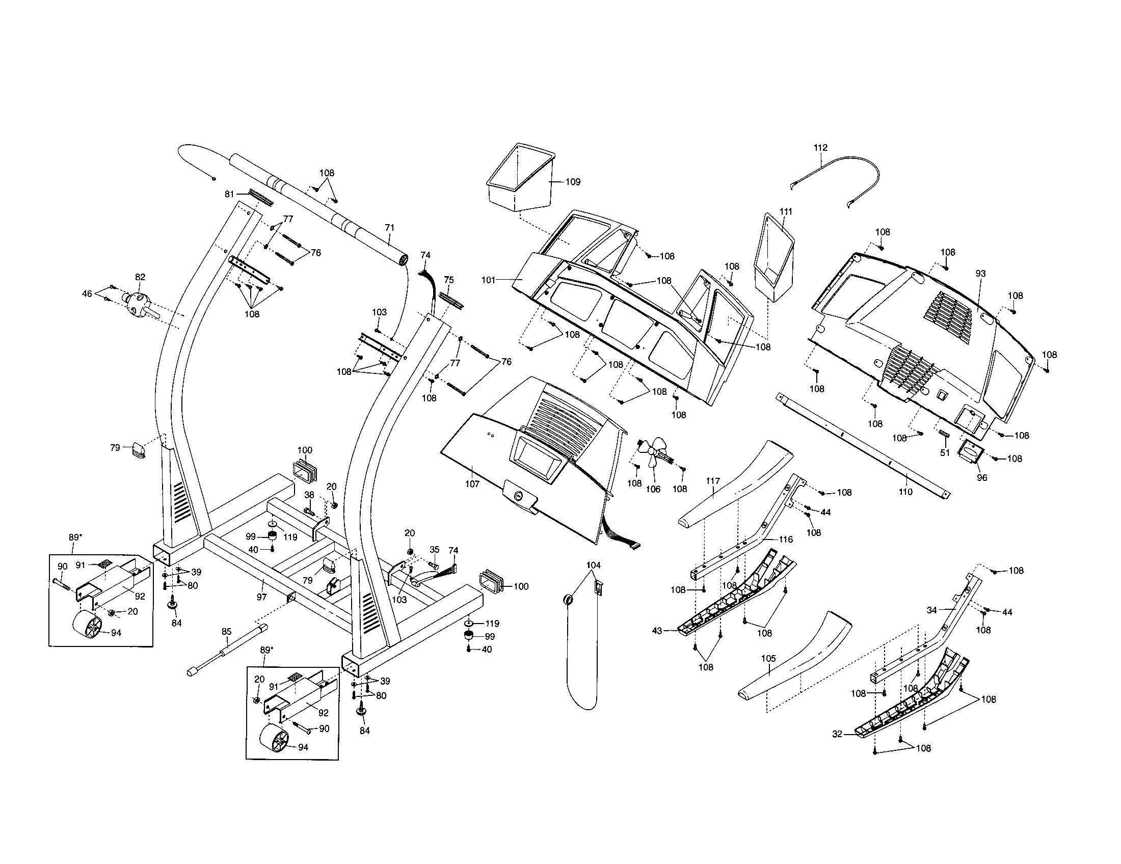 Uprights/console
