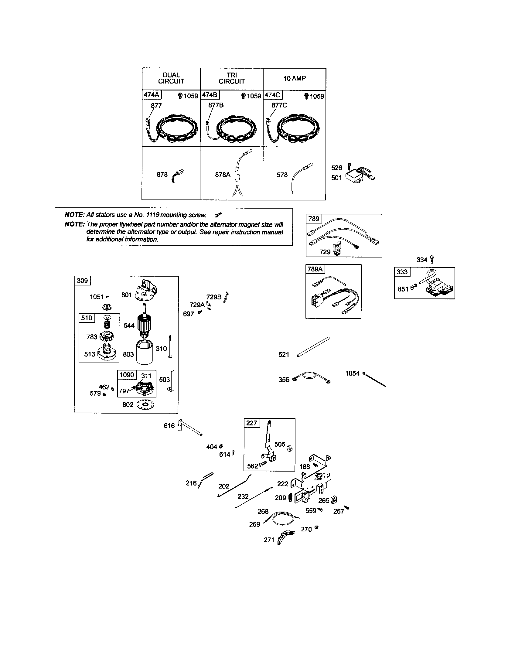 ALTERNATOR/MOTOR-STARTER