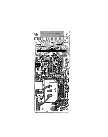 Printed wiring board of power unit
