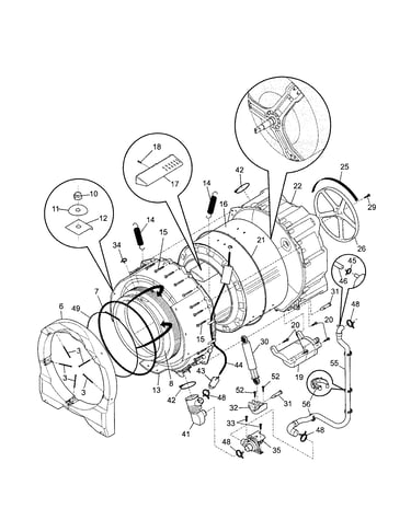 Motor/tub