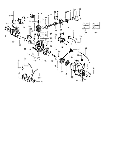 Cylinder/crankshaft/crankcase