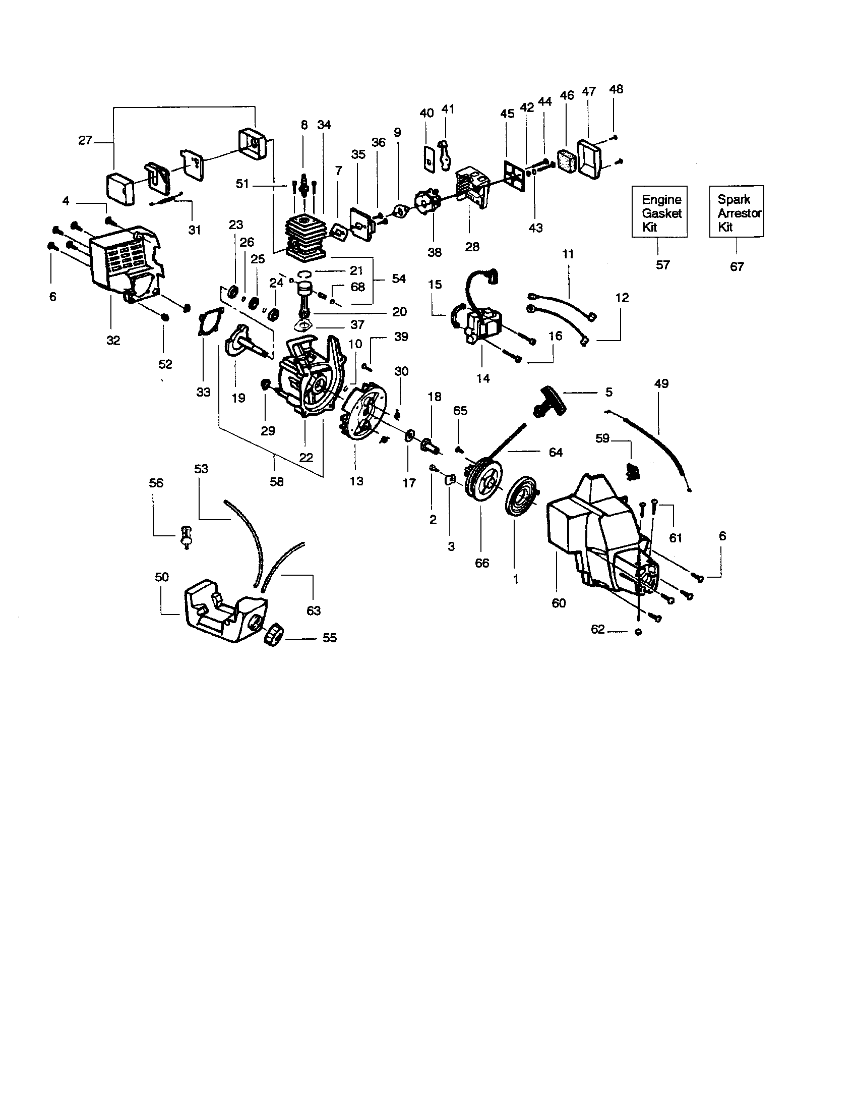 CYLINDER/CRANKSHAFT/CRANKCASE