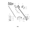Craftsman 358742440 driveshaft/shield/handle diagram