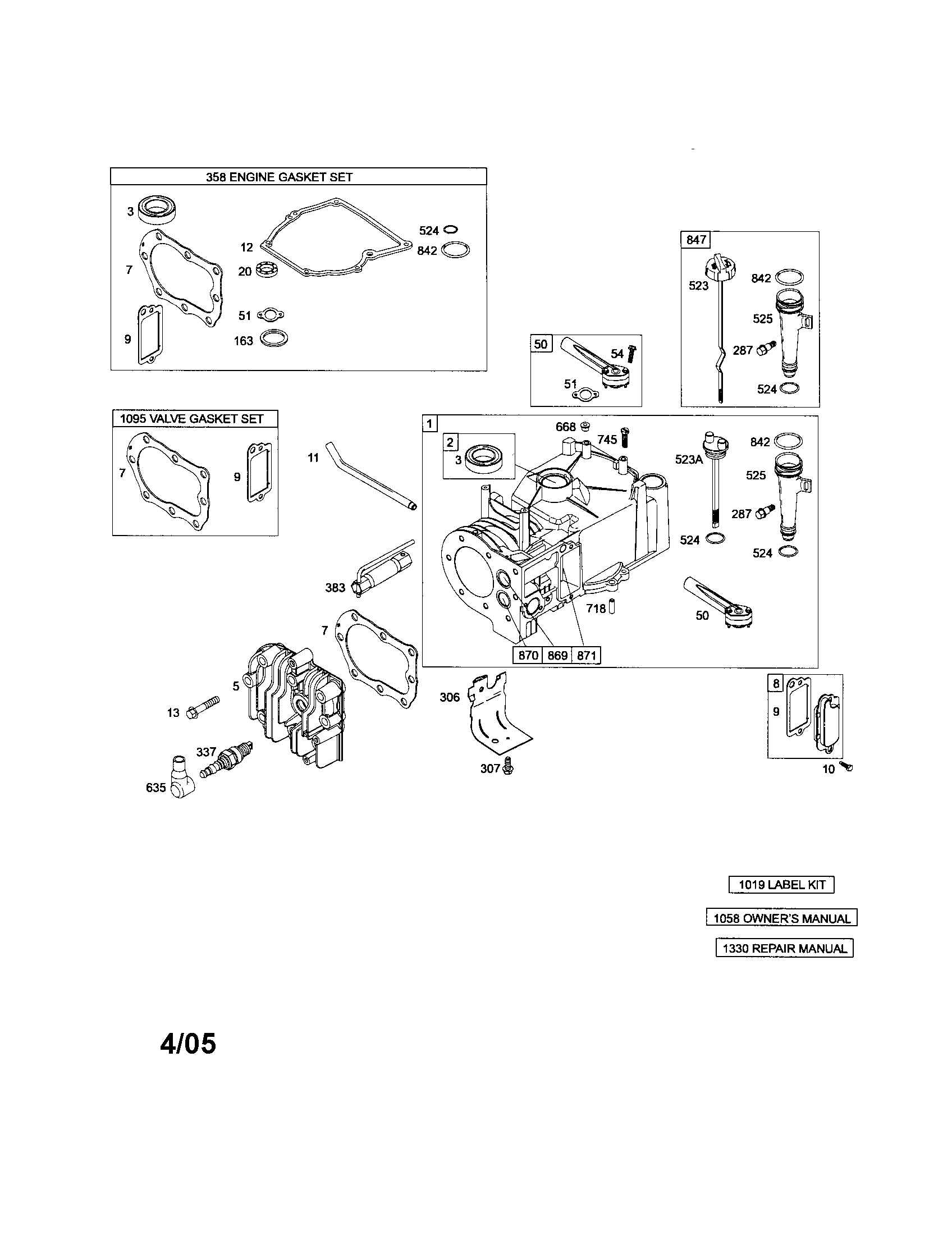 Cylinder/head-cylinder