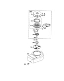 Blower-housing/starter-rewind