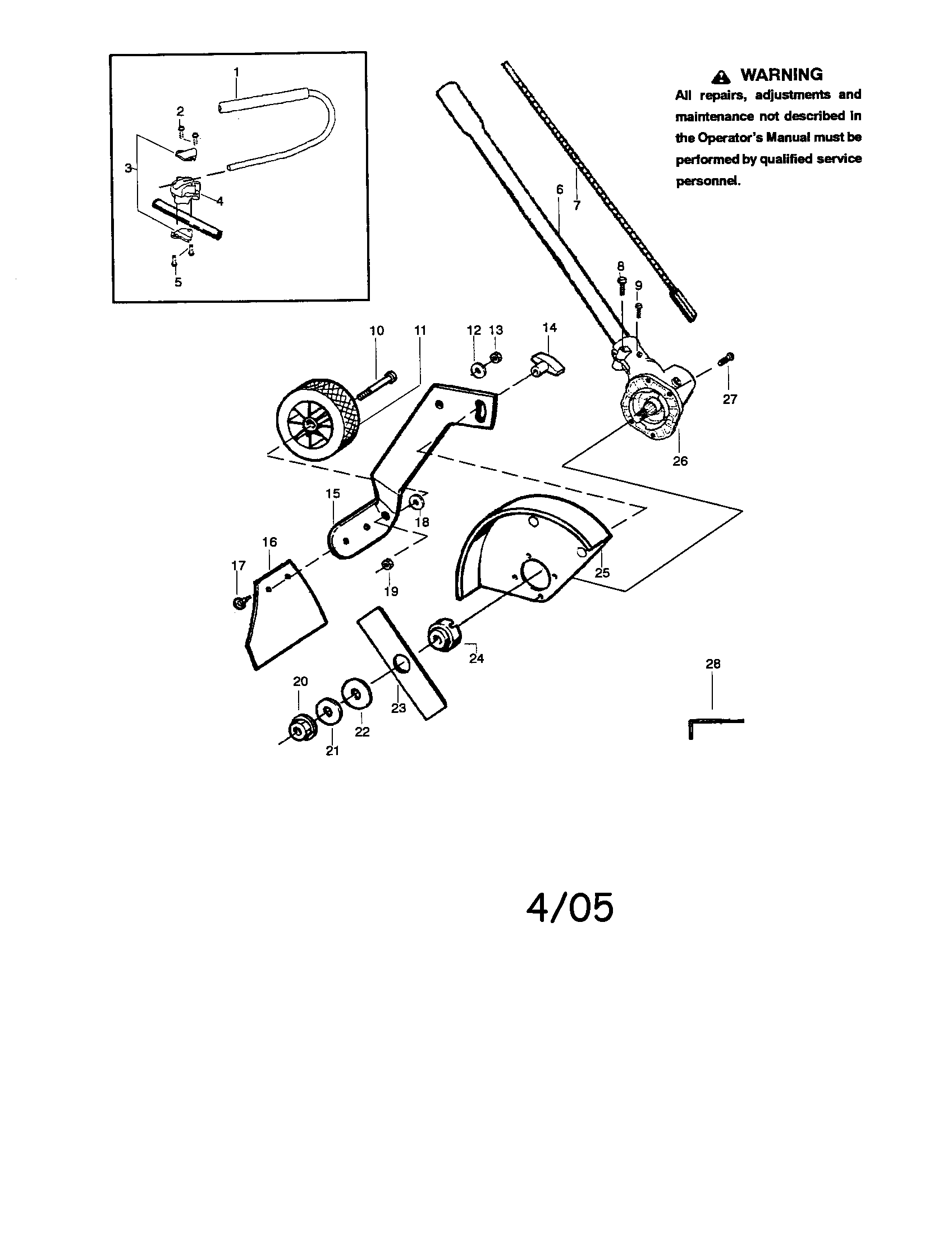 Edger attachment